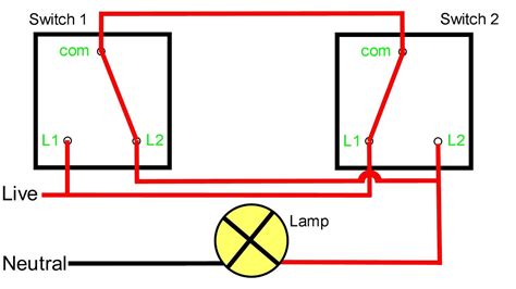 switch wiring diagram  light