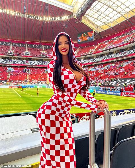 world cup s sexiest fan ivana knoll makes a surprise appearance at