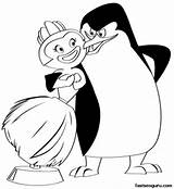 Madagascar Coloring Pages Penguin Penguins Skipper Hula Doll Printable Head Bobble Madagasca Colouring Print Movie Color Cartoon Cute Books sketch template