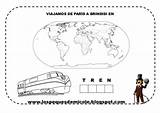 Fichas Vuelta Continentes Proyectos Viajamos Lospequesdemicole sketch template