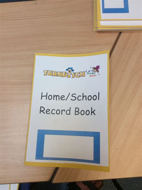 home school link book turnditch ce primary school