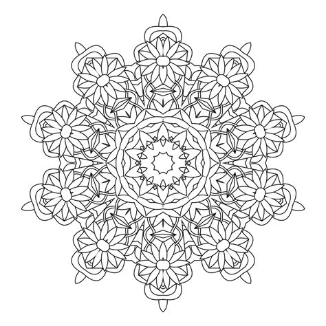 kaleidoscope coloring page coloring home