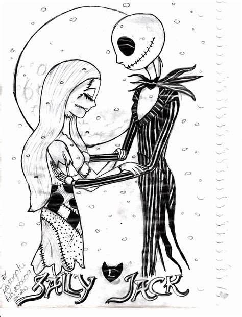 nightmare  christmas coloring pages printable coloring home