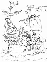 Pirate Bateau Bateaux Gratuit Coloriages Transports Iket Dessins Télécharge Partage Imprime sketch template