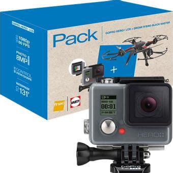 pack fnac gopro hero lcd drone rbird black master dms action cam compra na fnacpt