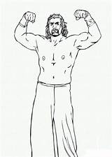 Wwe Undertaker Wrestling sketch template
