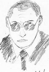 Vladimir Putin sketch template