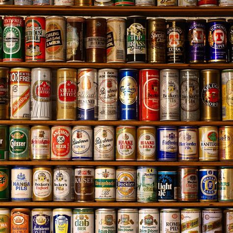 wall   brands  beer cans wallpaper