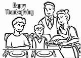 Coloring Family Pages Thanksgiving Moments Dinner Precious Drawing Getdrawings Printable sketch template