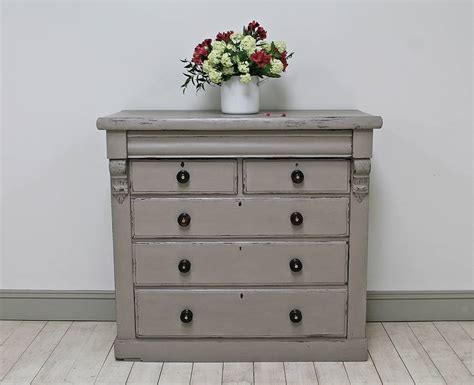 distressed antique scotch chest  drawers  distressed