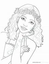 Coloring Pages Teenage Girls Cool Teen Girl Printable Color Getcolorings Fashion sketch template