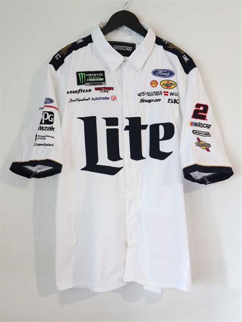 Nascar Team Penske Racing 2 Brad Keselowski Pit Crew T Shirt Etsy