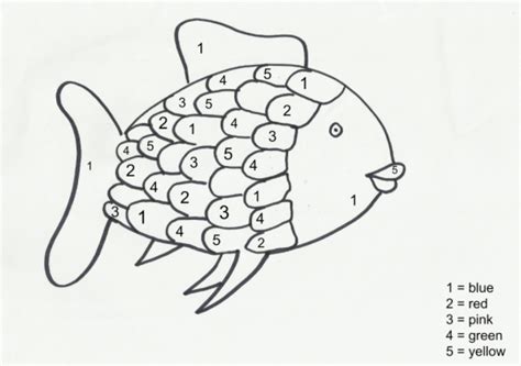 rainbow fish coloring pages  preschoolers