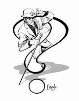 Riddler Capullo Greg Pencils Teases Arkham Emerald Arc Arted 30th Comicvine Sphynx sketch template