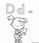 Doll Letter Printable Coloring Alphabet Pages Hebrew Sheet Color Deer Learning Print Words Learn Letters Visit Popular sketch template