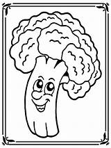 Coloring Broccoli Color Pages Library Clipart Celery Popular sketch template