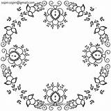 Decorativa Riscos Sspin Novos Bauernmalerei sketch template