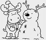 Coloring Winter Pages Printable Kids Moose Sheet Animals Preschool Cute Sheets January Fun Kindergarten Color Time Printables Print Scene Justin sketch template