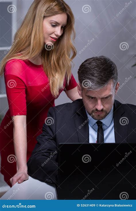 Secretary And Boss Stock Image Image Of Romance Relationship 52631409