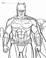 Coloring Pages Batman Printable Superhero Visit Super Superman Print sketch template