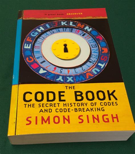 code book  simon singh signed paperback maths gear