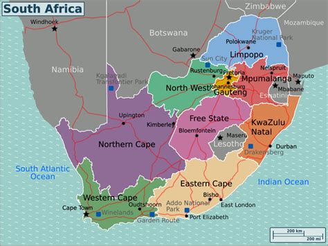 south africa provinces map south africa map africa vrogueco