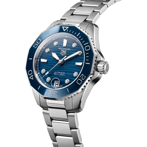 tag heuer aquaracer professional  automatic mm ladies  wbpbba watches