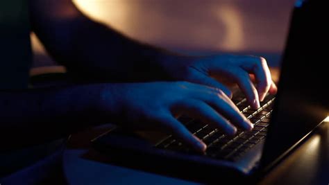 hacker typing  keyboard  stock footage video  royalty