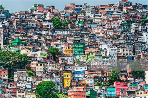 built   hill sides  rio de janeiro  shanty town  rocinha