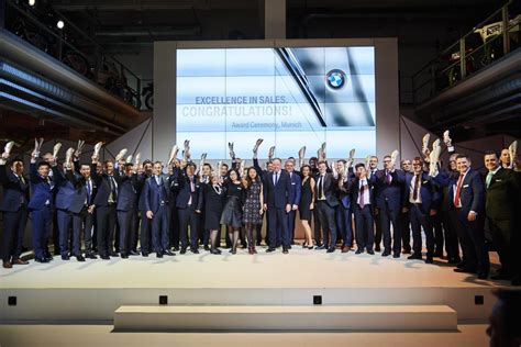 bmw honors  dealers   world excellence  sales awards presented  munich