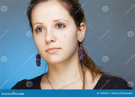 elegant beautiful woman wearing jewelry stock image image