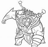 Amulet Troll sketch template