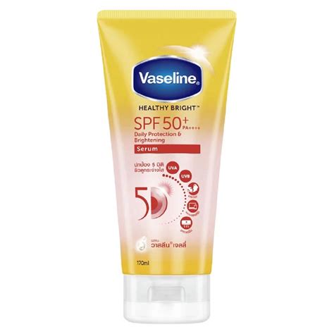 Boots Vaseline Healthy Bright Spf 50 Pa Sun Pollution Protection
