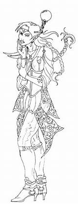 Elvish Coloring Designlooter Portriats Needing Rebirth Northern Color sketch template