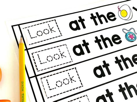 Sight Word Activities For Preschool And Kindergarten