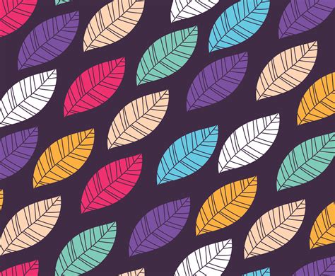 abstract leaves pattern vector art graphics freevectorcom