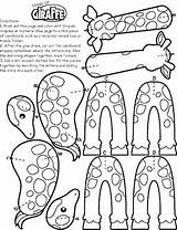 Jirafa Recortar Crayola Printable Manualidad Costruire Prasekolah Animali Together Giraffa Tiradas Troquelados Pulapah Giraffes Fiar Waked Alfabetizar Brincando Montar Cardboard sketch template