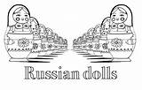 Colorare Bambole Russe Disegni Adulti Puppen Russische Erwachsene Malbuch Dolls sketch template