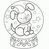 Coloring Globe Snow Pages Christmas December Designs Winter Globes Hmong Adults Cute Printable Kawaii Color Sheets Getcolorings Getdrawings Dog Popular sketch template