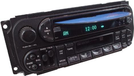 dodge durango factory amfm stereo radio cassette cd player