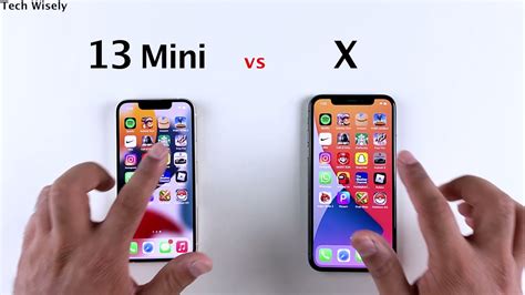 Iphone 13 Mini Vs Iphone X Speed Test Youtube