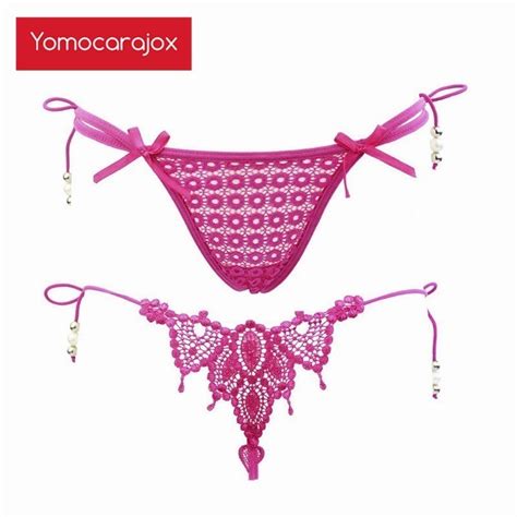 Women Sexy Costumes Erotic Lingerie Low Waist Lace Thong Panty G String