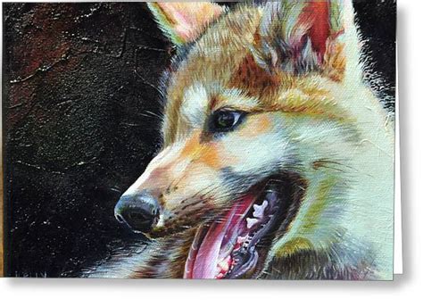 Whos Afraid Of The Big Bad Wolf 1 Painting By Kelly Mcneil