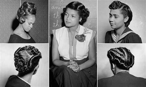 hairstyles worn by african american women in the 40s 50s