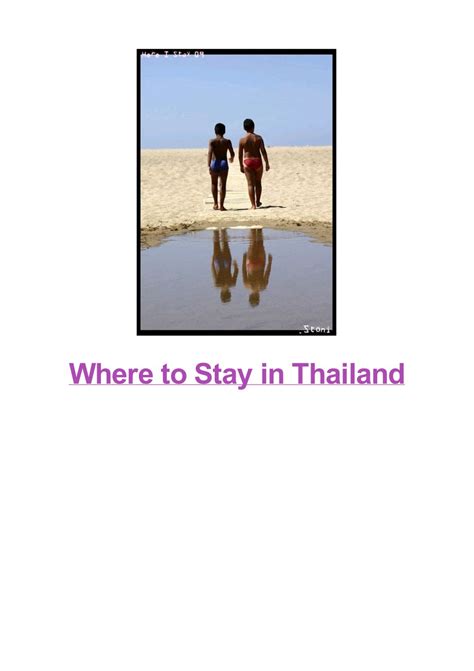 stay  thailand