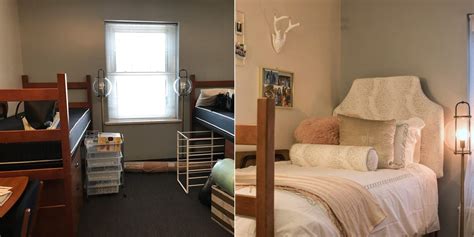 Photos Two College Freshmen Gave Their Dorm Room A Beautiful Makeover
