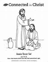 Ananias Saul sketch template