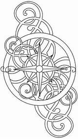 Compass Nautical Malvorlagen Quallen Farbung sketch template