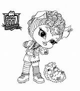 Monster High Coloring Pages Baby Chibi Coloriage Deviantart Jadedragonne Imprimer Howleen Dessin Printable Print Character Escargot Hugo Sur sketch template