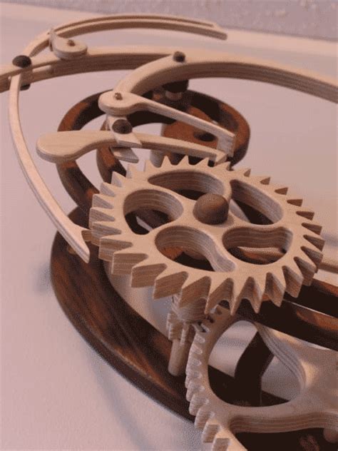 wooden gear clock easy diy woodworking projects step